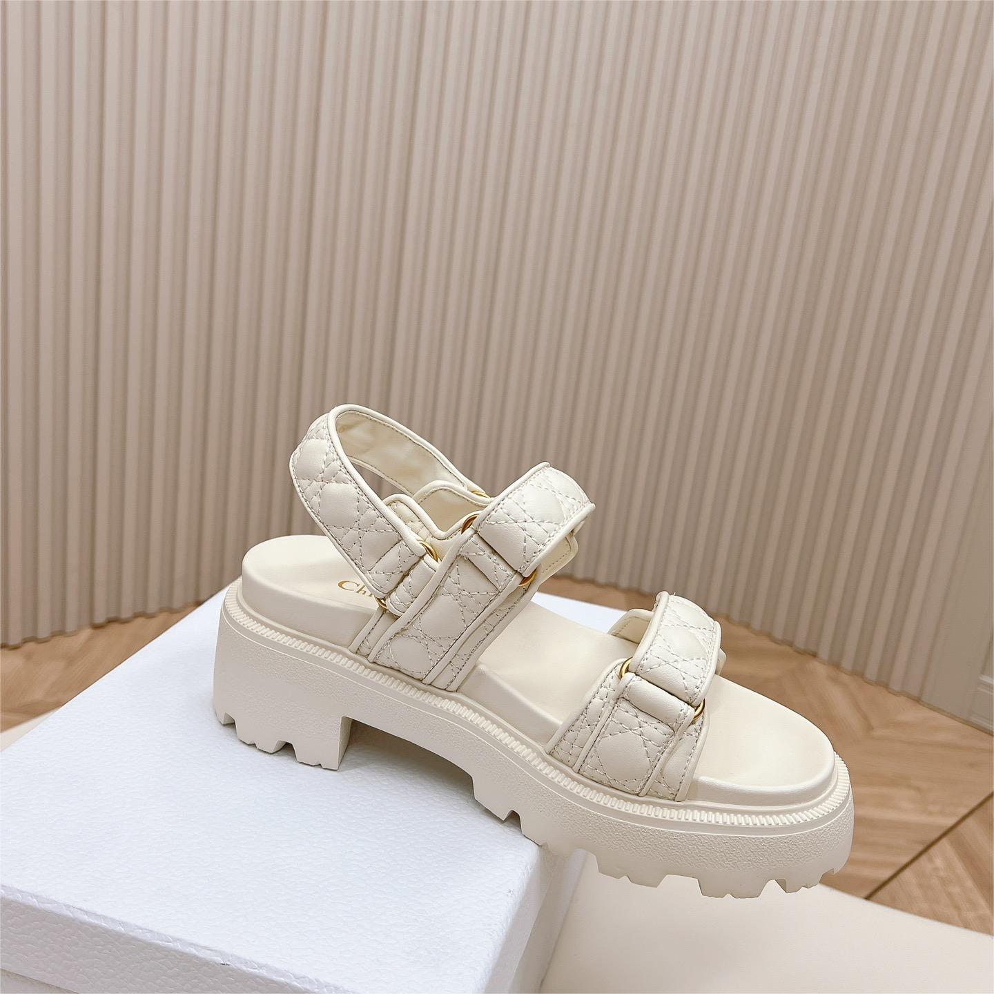 DIOR-2024 Classic Velcro High Heel Sandals