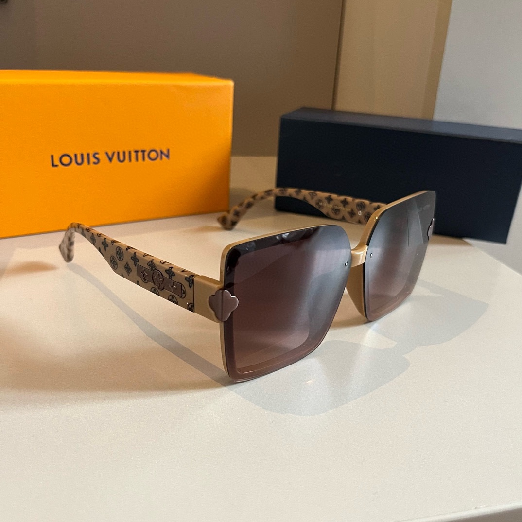 LV-Sunglasses Unisex Large Frame Sunglasses