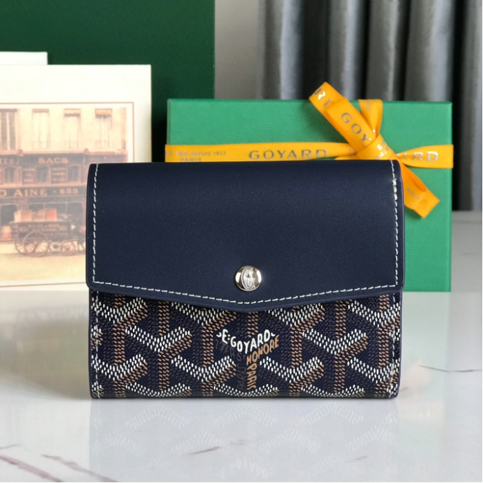 Goyard-Envelope Three Folding Wallet