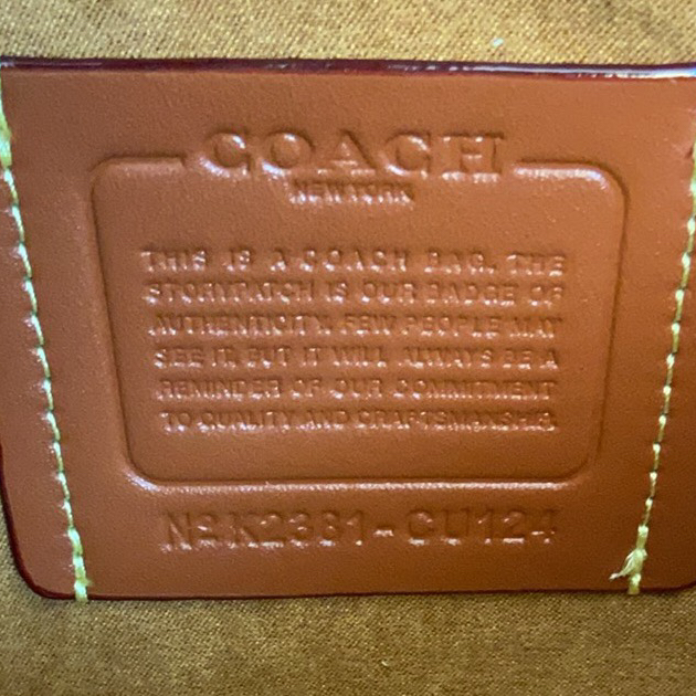 COACH - CargoSoft Tabby 26 Silver Metal Micro Logo Leather Underarm Shoulder Tote