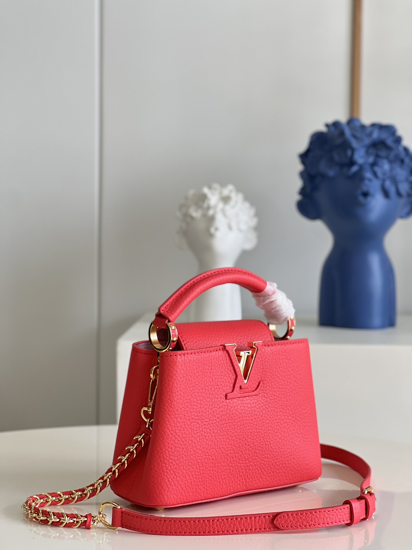 Louis Vuitton - LV Capucines Mini Red Bag