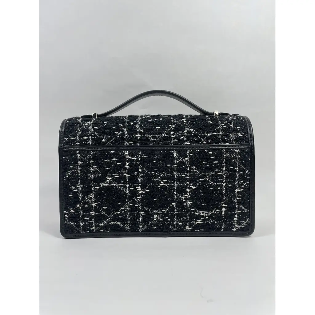 Dior-Miss Dior top handle leather handbag