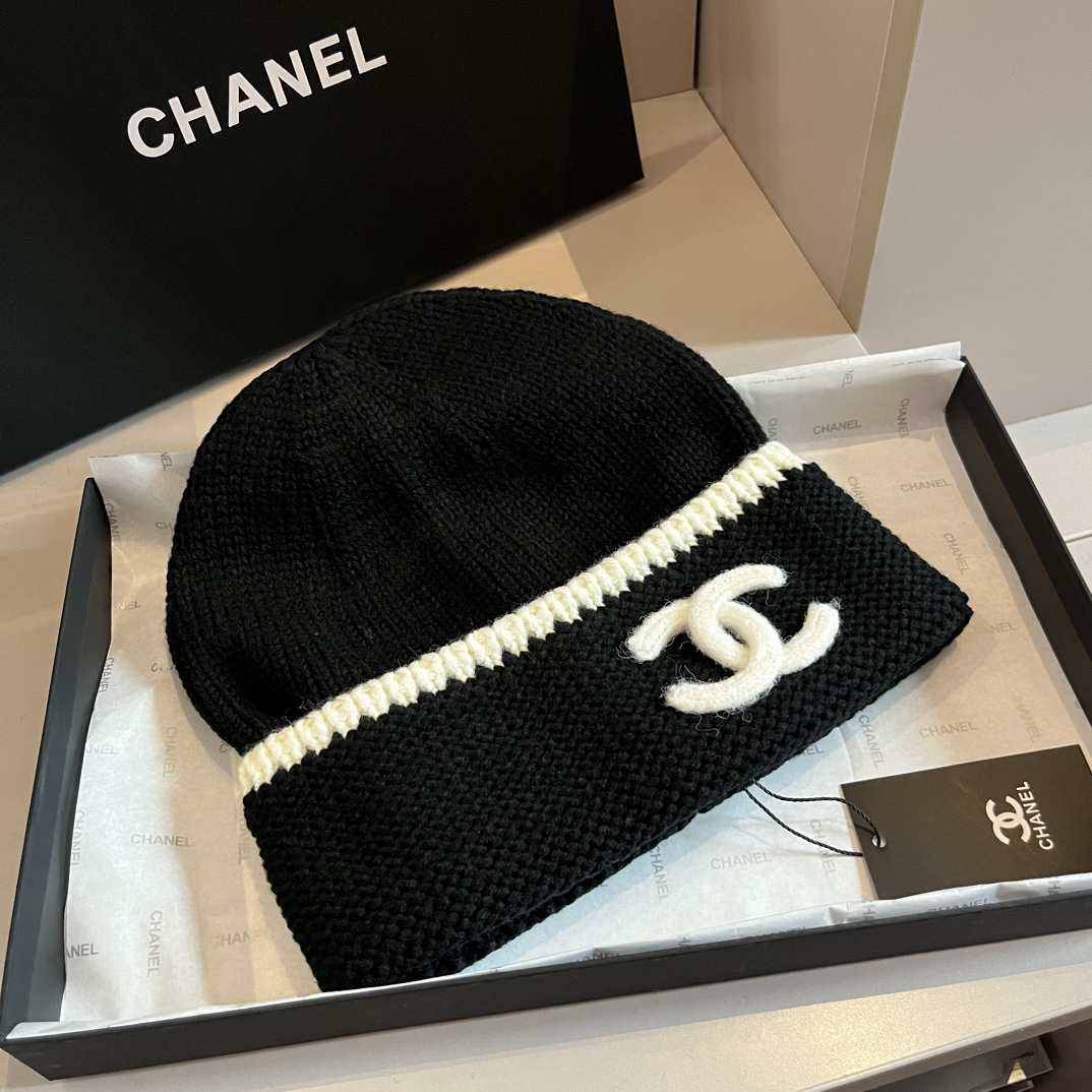 Chanel-Knitted Woolen Hat