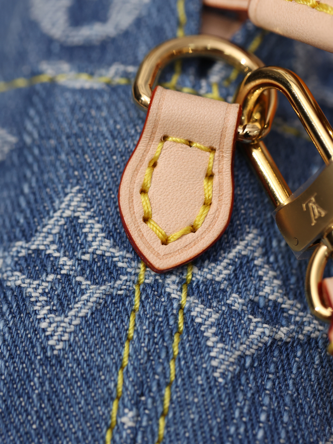 LOUIS VUITTON Nano Noé Bucket Bag Crossbody Shoulder Bag Blue