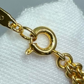 TIFFANY&Co-Double Ring Smooth Horseshoe Buckle Necklace