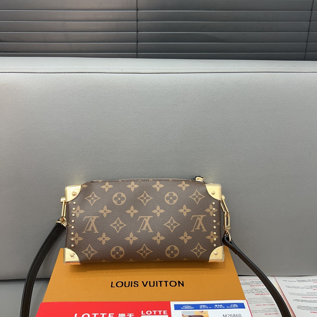 LV-Slim Trunk casual shoulder crossbody bag