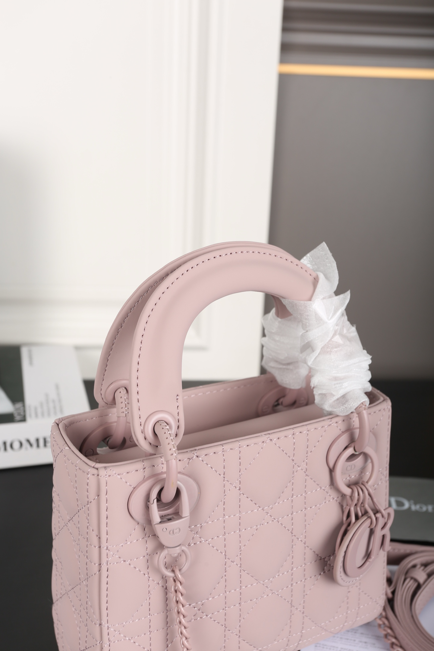 Dior - Lady Dior Mini Pink Bag