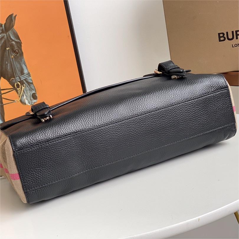 Burberry-Side cotton men's mailman bag