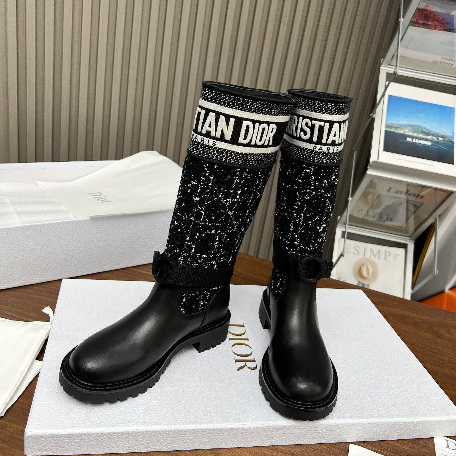 Dior-Retro workwear boots shoes