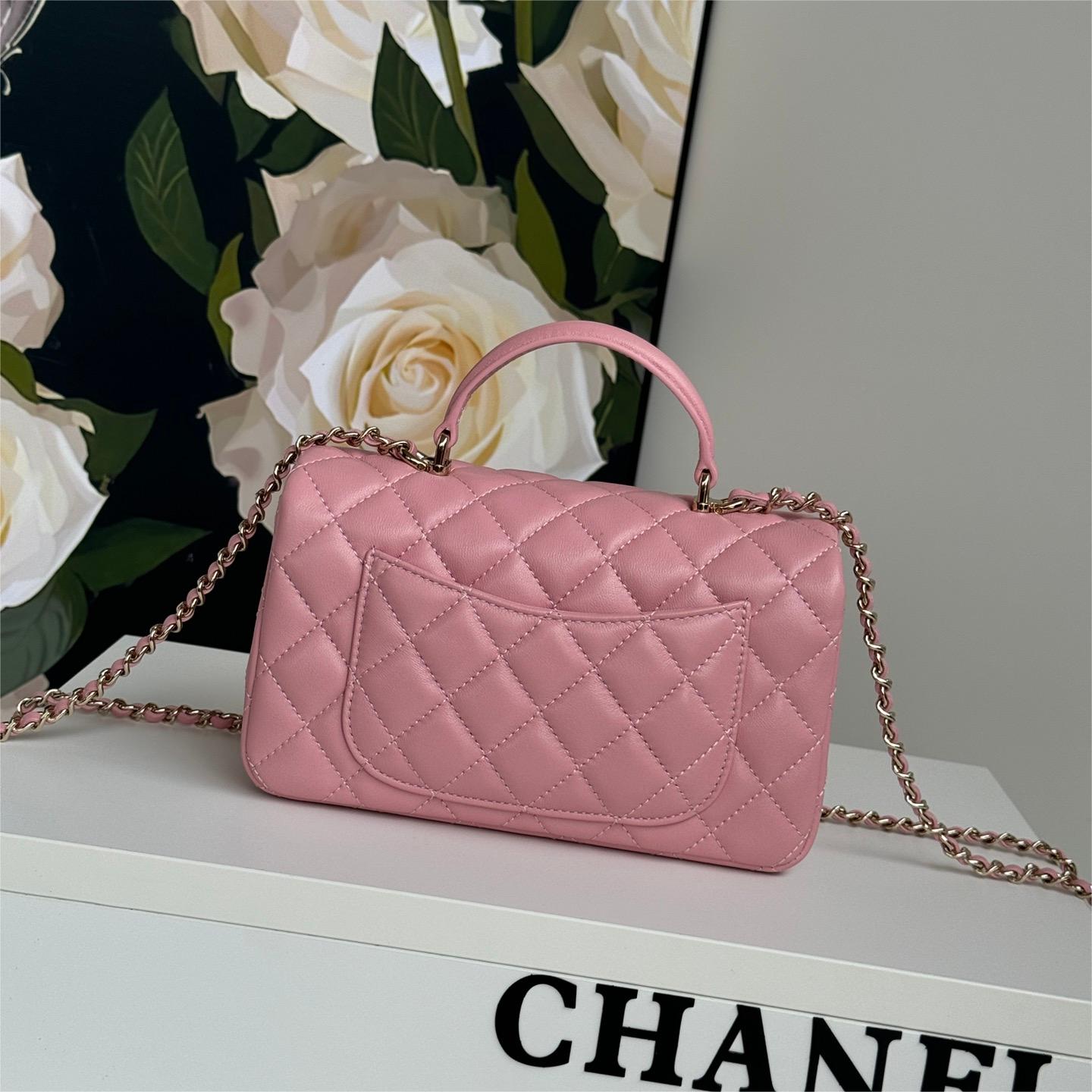 Chanel-21k Latest Mini CF Handle Handbag