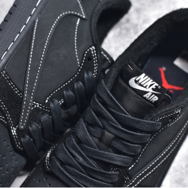 Air Jordan-Black Warrior Hook Low Top Shoes