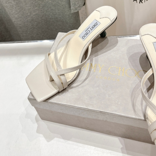 Jimmy Choo-Simple Kitten with Slippers and High Heels