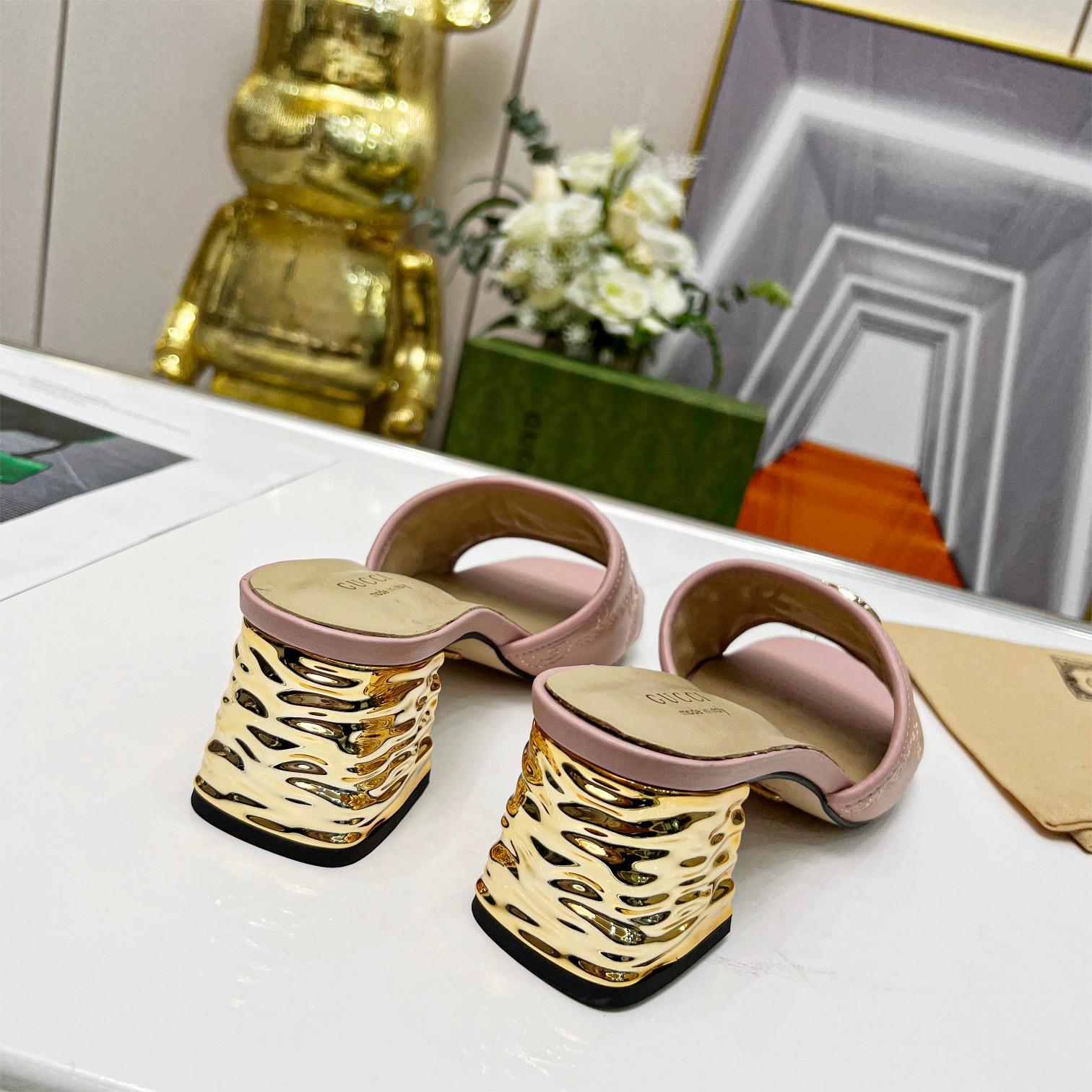 Gucci-High-heeled and thick heeled sandals