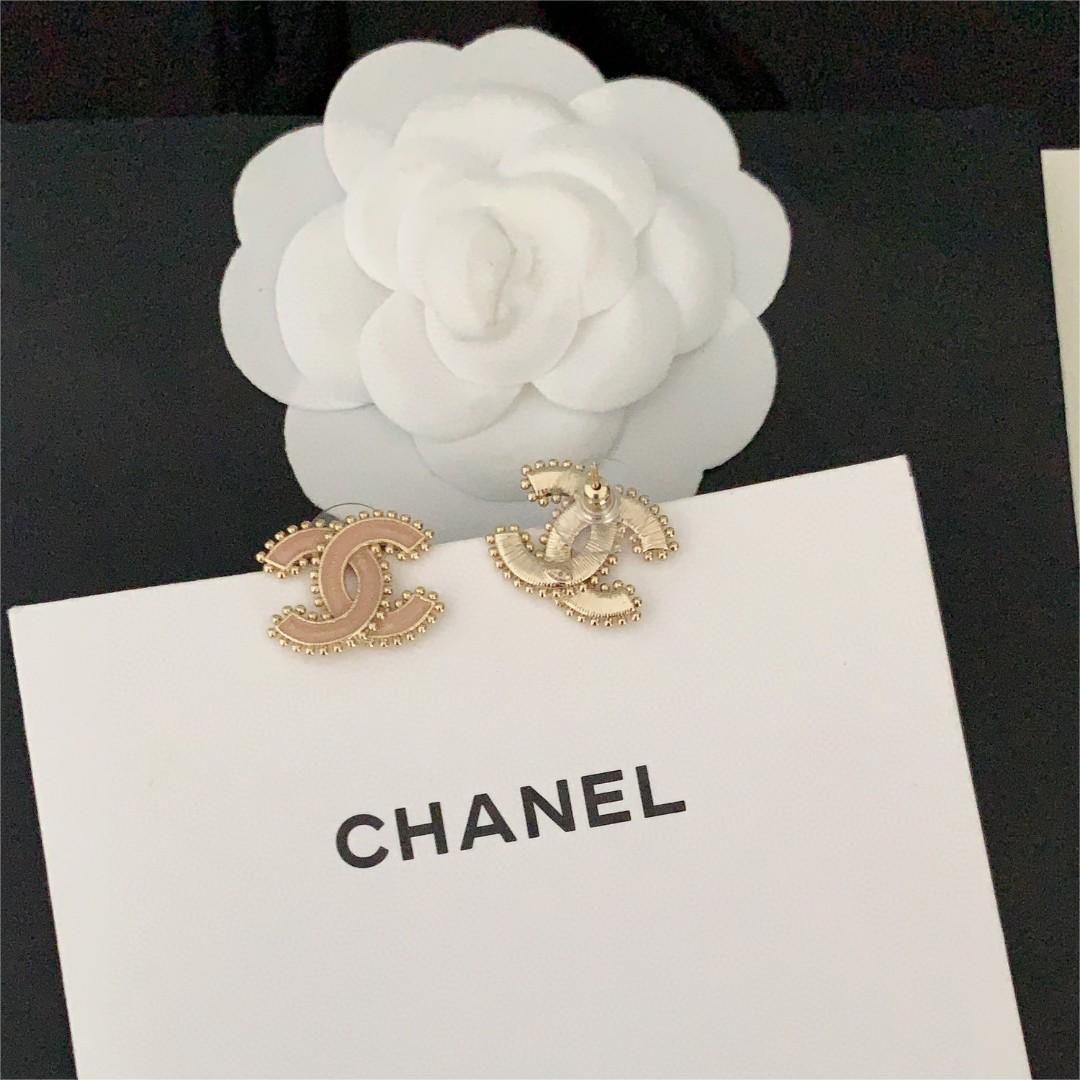Chanel-Pearl Double C Gold Earrings