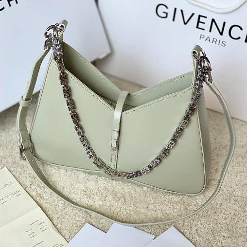 Givenchy-Hollow Out Hardware Chain Handbag