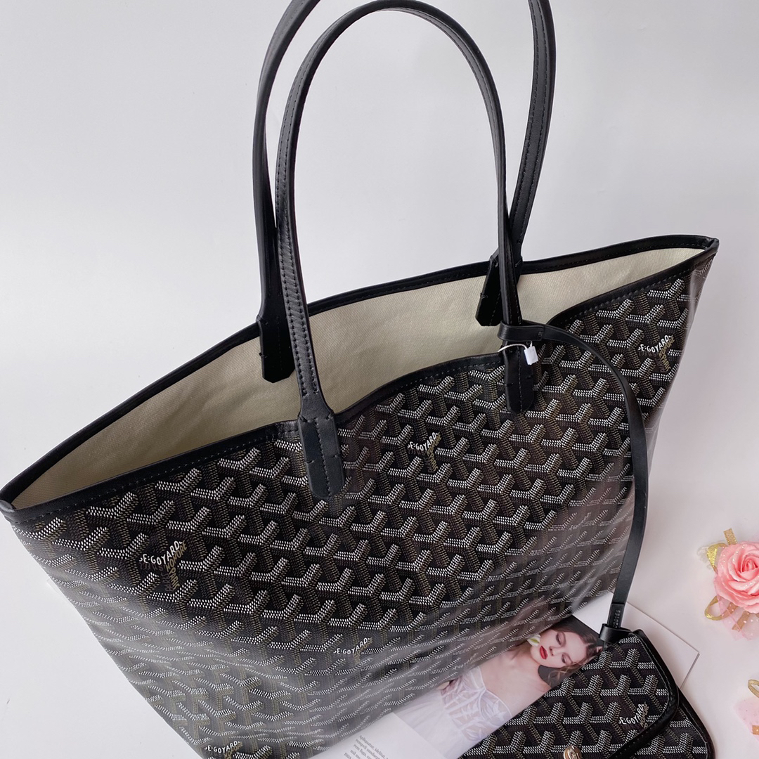 Goyard-Hand drawn patterned shopping bag