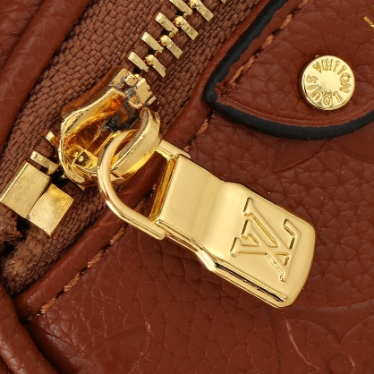 LV-Embossed Soft Grain Cowhide Mini Handbag