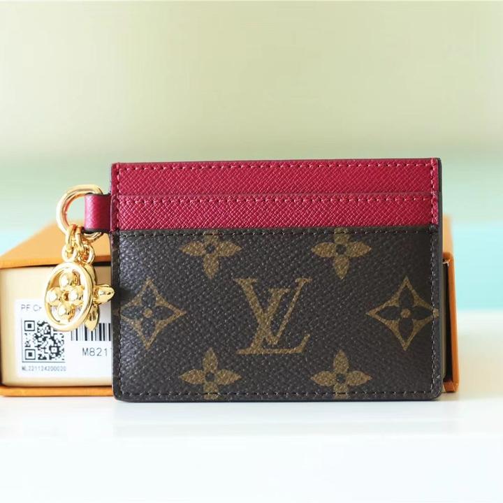 LV-zip vertical classic wallet