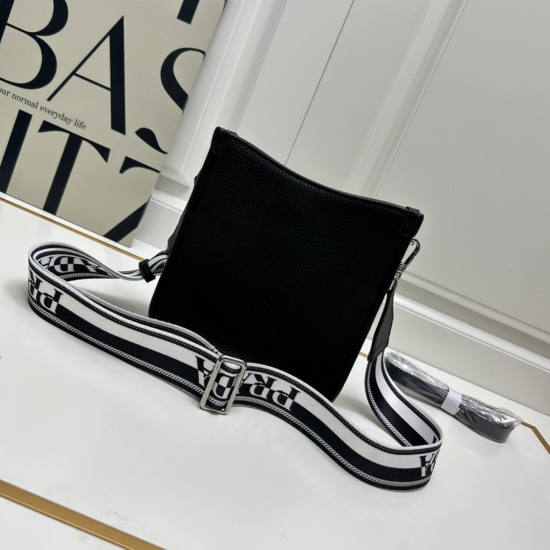 Prada-Leather mini shoulder bag