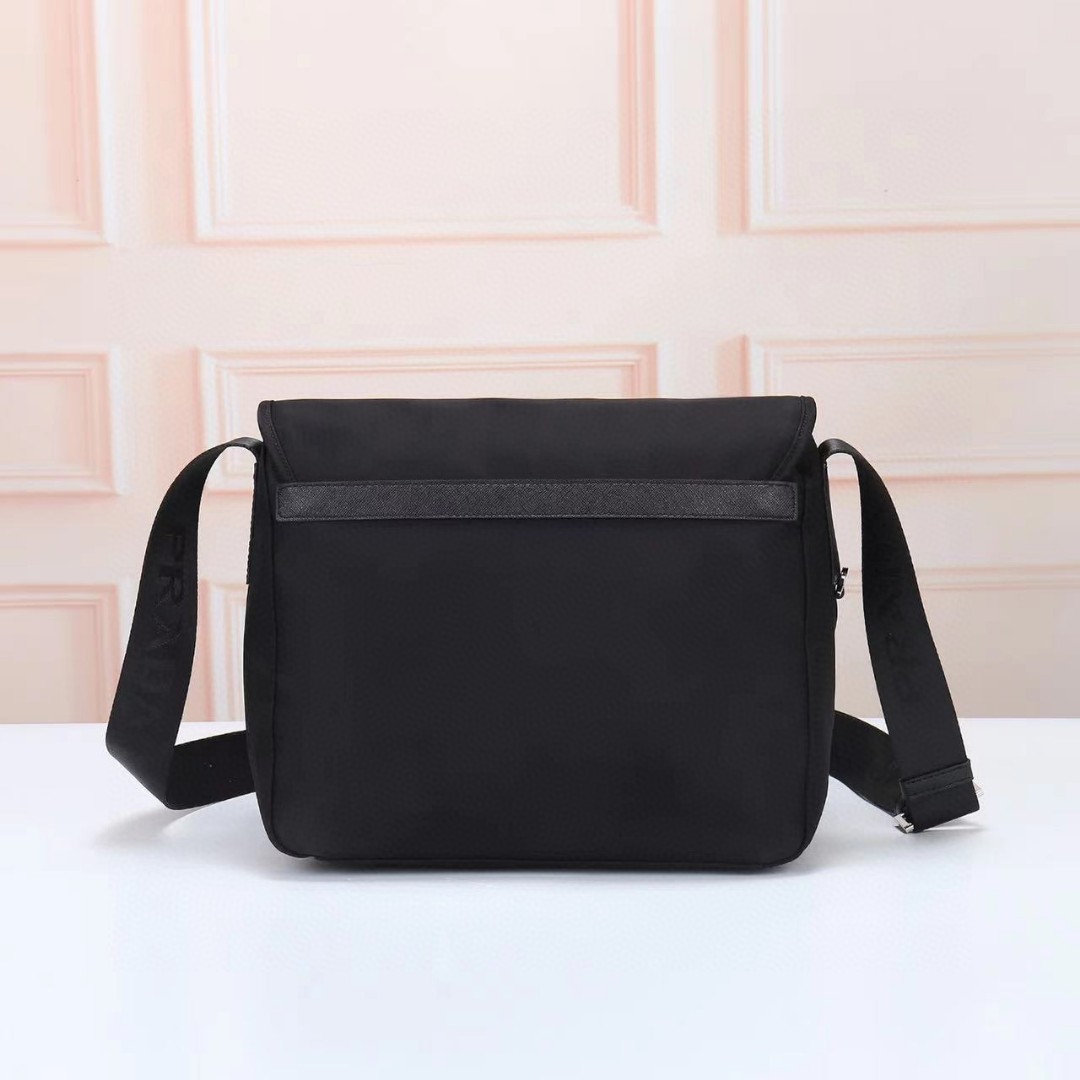 Prada-Waterproof fabric crossbody bag