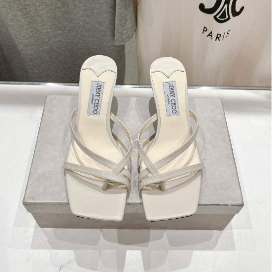 Jimmy Choo-Simple Kitten with Slippers and High Heels