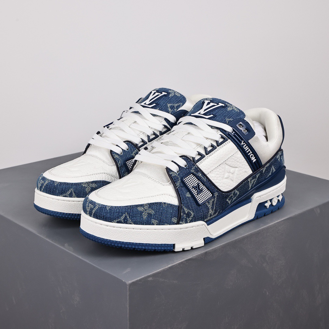 LV-Trainer Sneaker Low Retro Casual Sports Culture Versatile Basketball Board Shoes