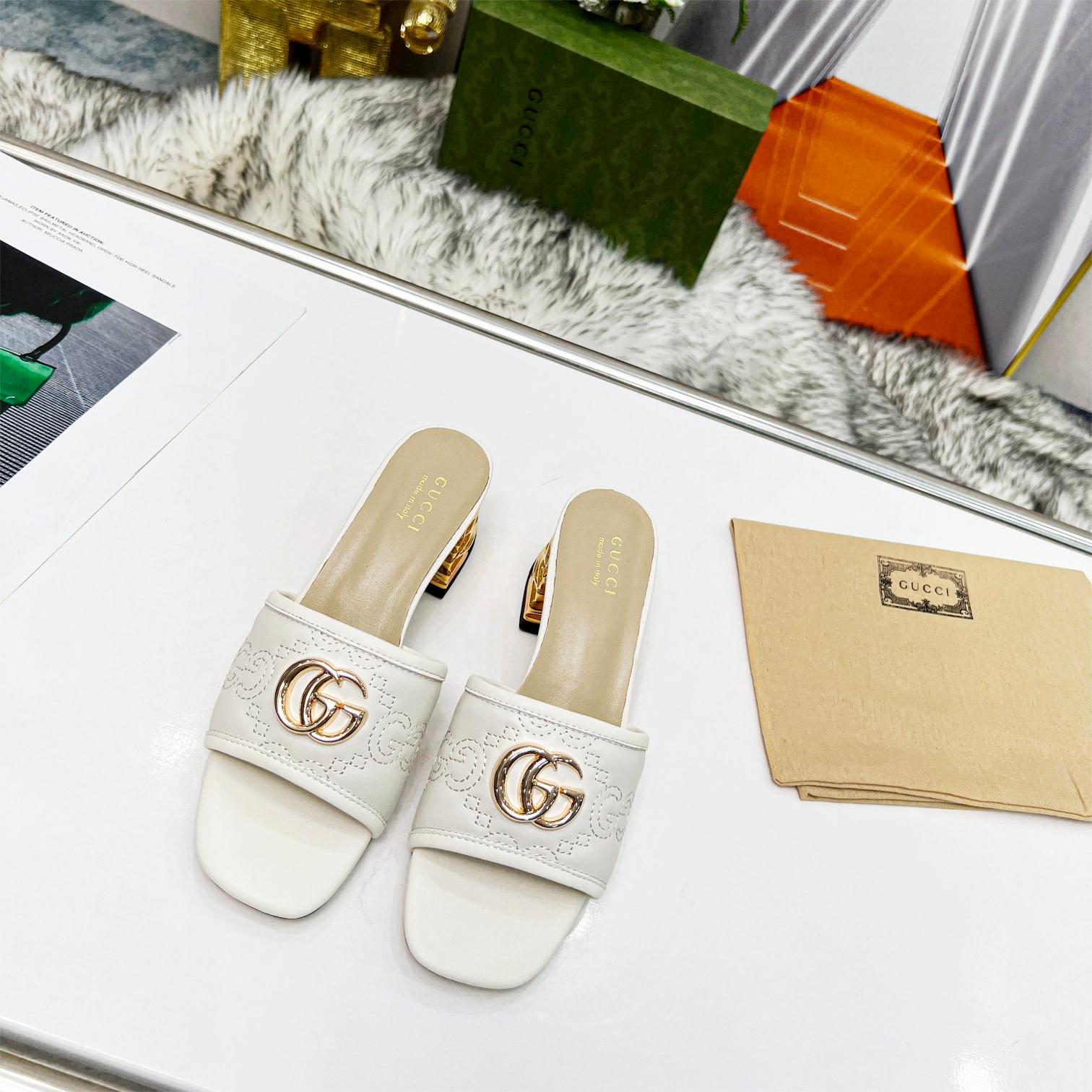 Gucci-High-heeled and thick heeled sandals