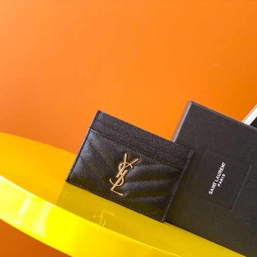 YSL-Bull Skin Ball Pattern Clip Bag