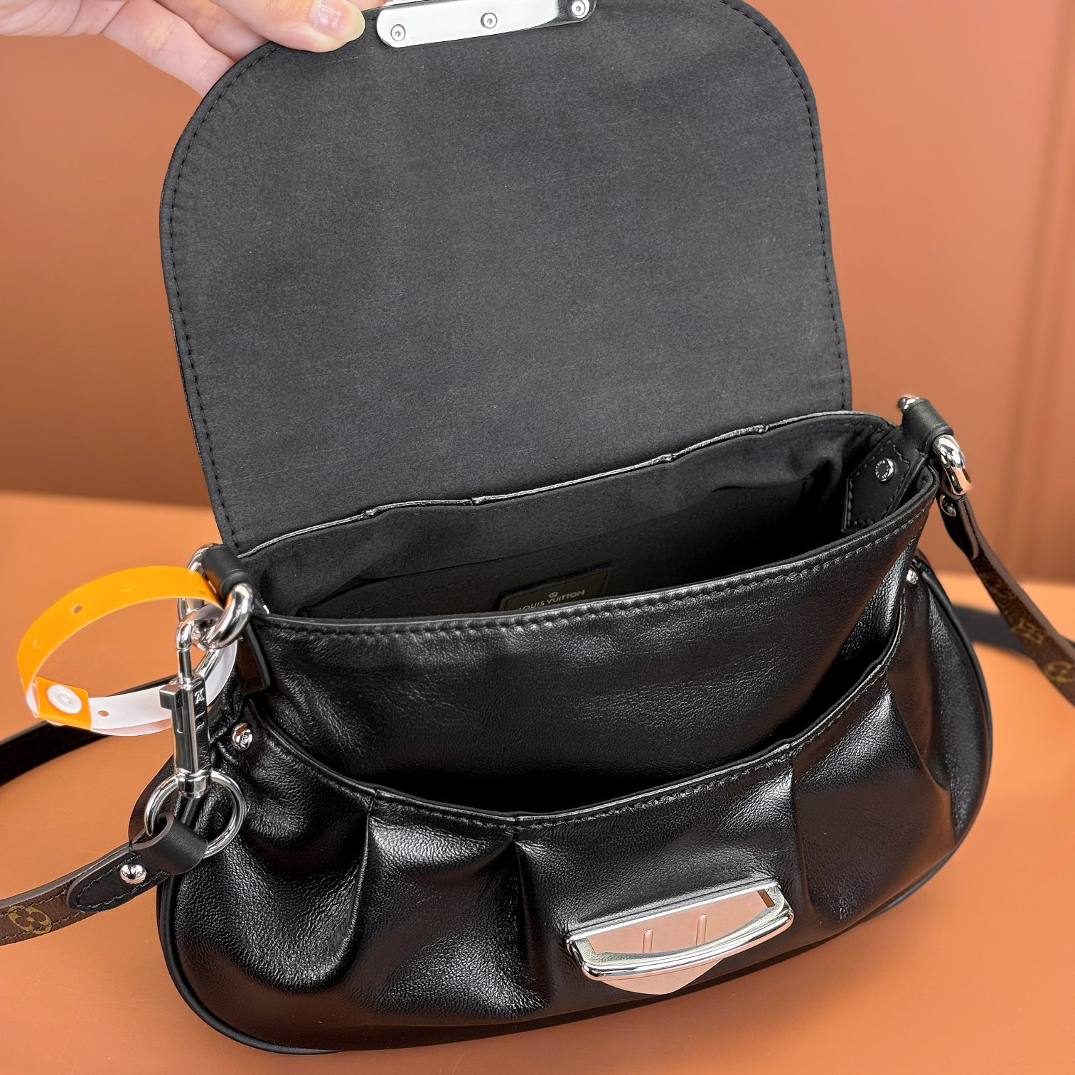 LV - Sunset Vibe Lambskin Leather Yuanbao Bag Handbag Shoulder Bag