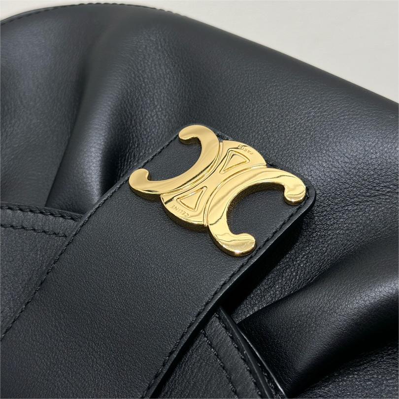 Celine-POLLY Medium Soft Cow Leather Handbag