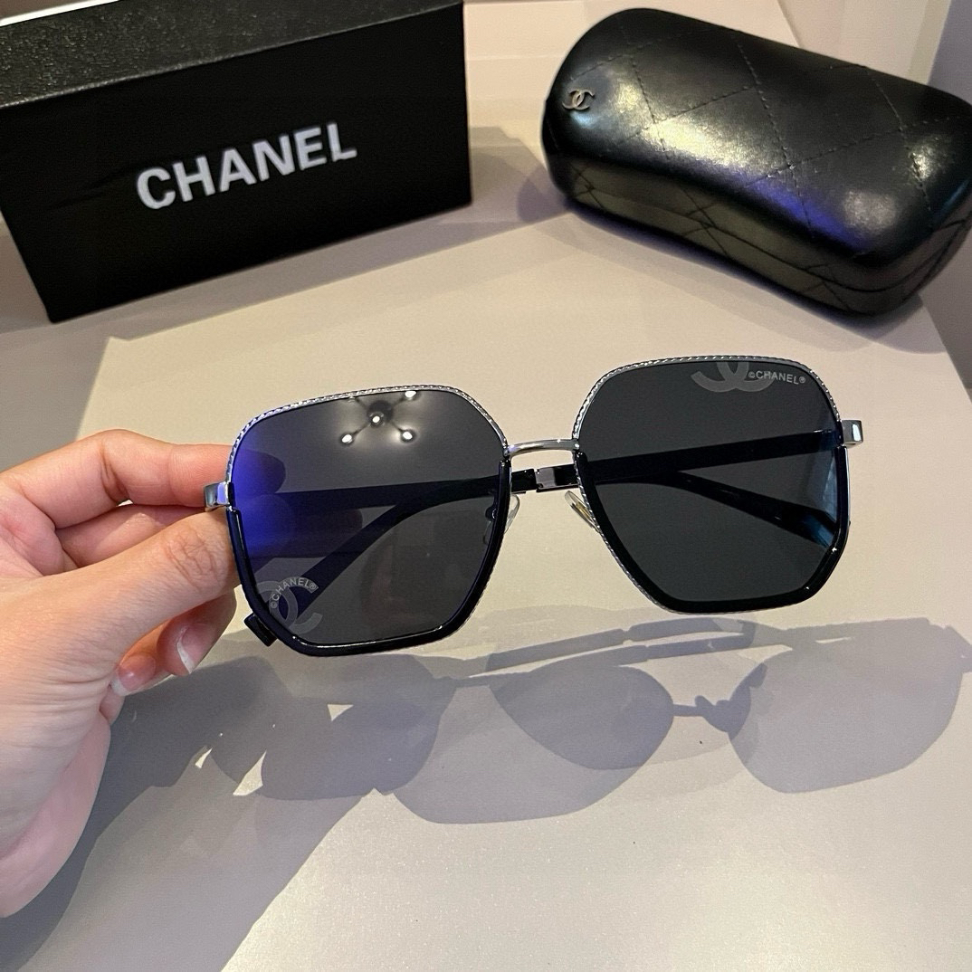 Chanel-2024 New Large Frame Sunglasses