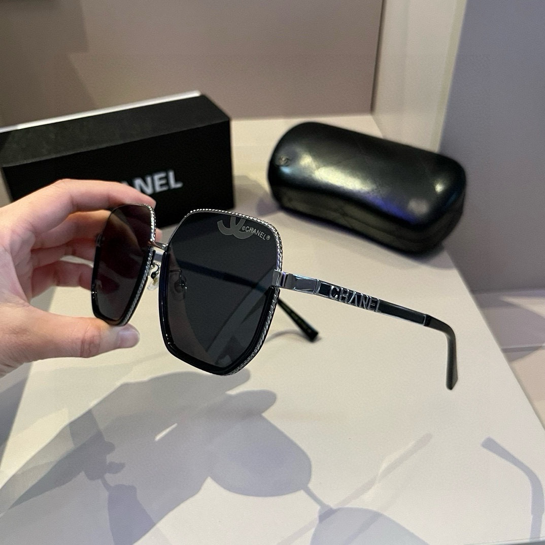 Chanel-2024 New Large Frame Sunglasses