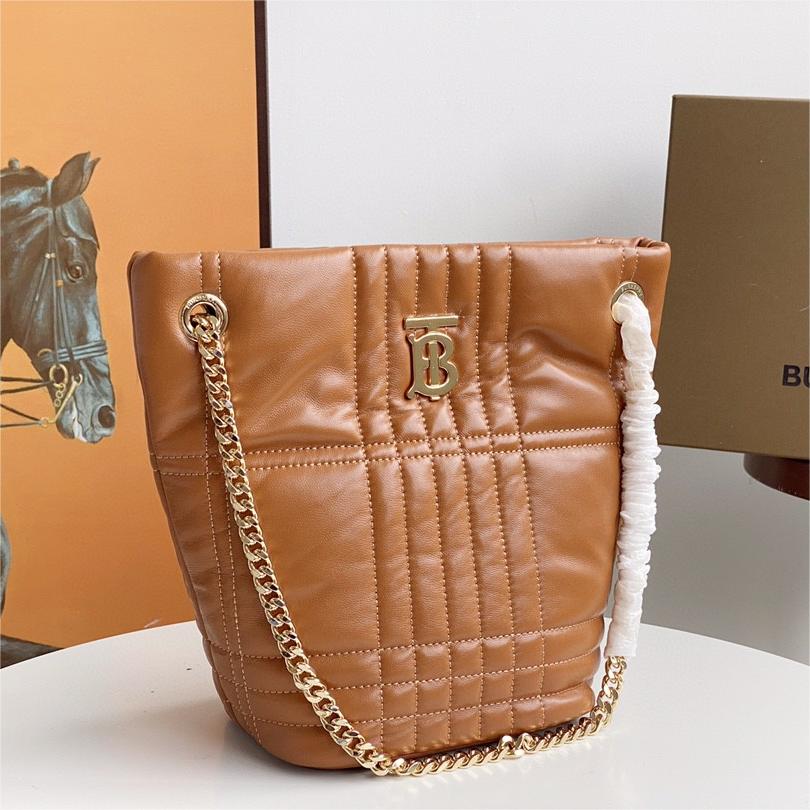 Burberry-Quilted Lola Bucket Bag