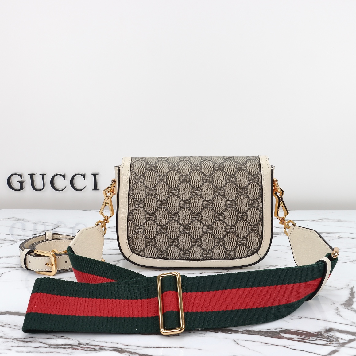 GUCCI-1955 series Saddle bag Mini with detachable shoulder strap
