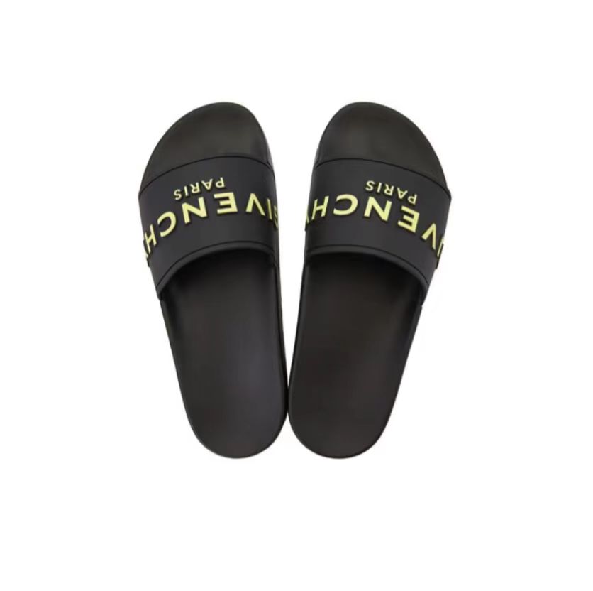 GIVENCHY - Rubber Logo Flat Sandals