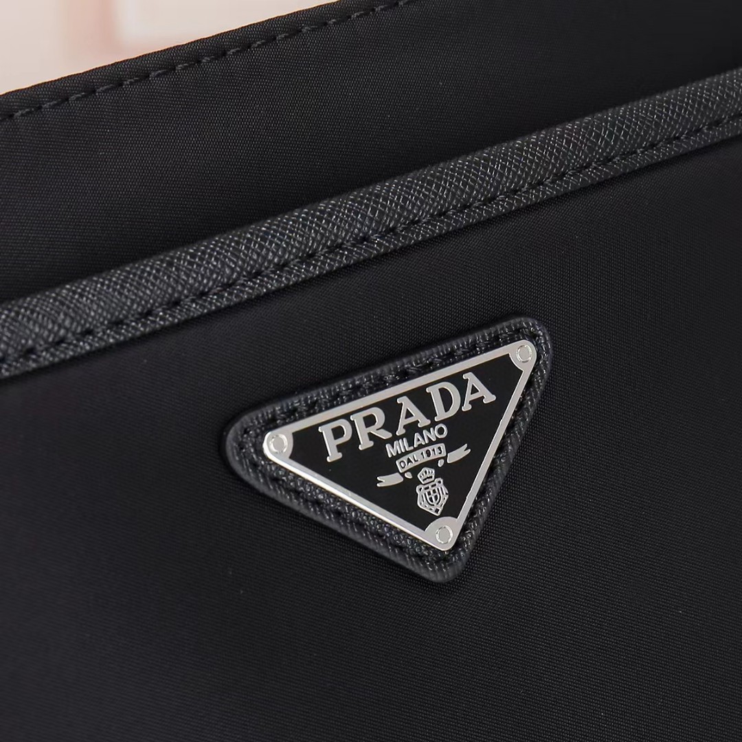 Prada-Waterproof fabric shoulder bag crossbody bag