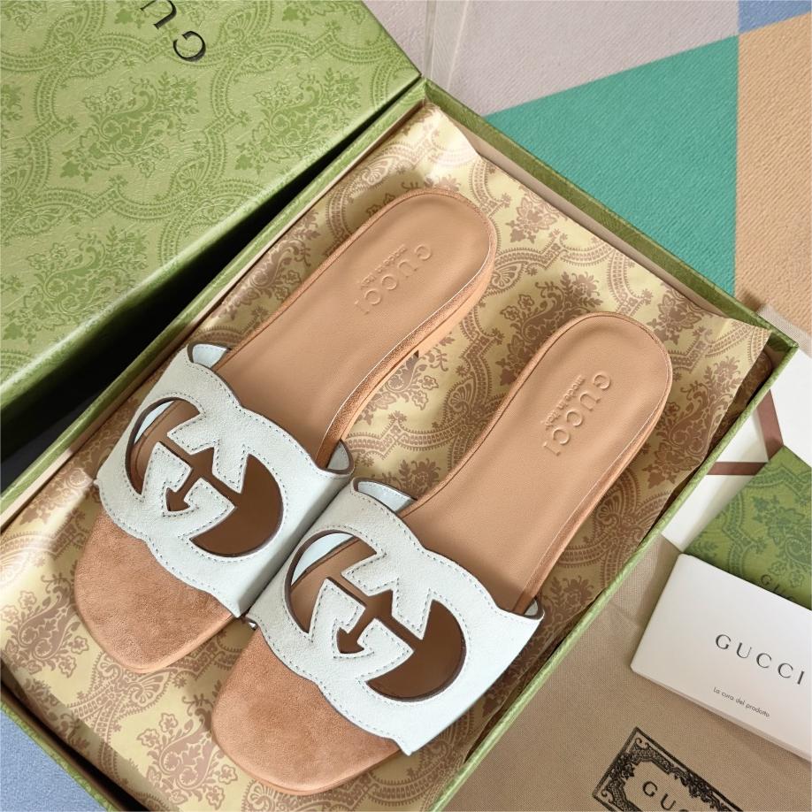 Gucci-Lido series Interlocking Sandals