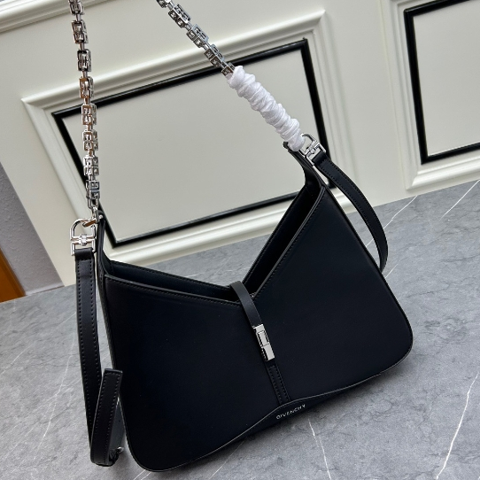Givenchy-Hollow Out Hardware Chain Handbag