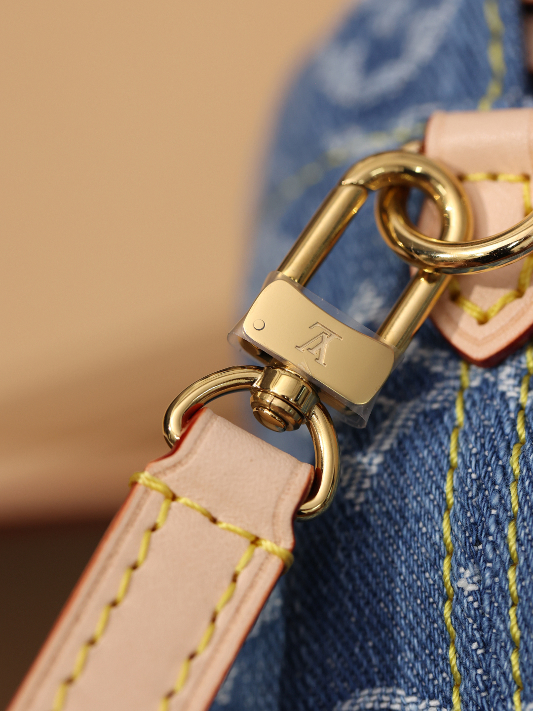 LOUIS VUITTON Nano Noé Bucket Bag Crossbody Shoulder Bag Blue