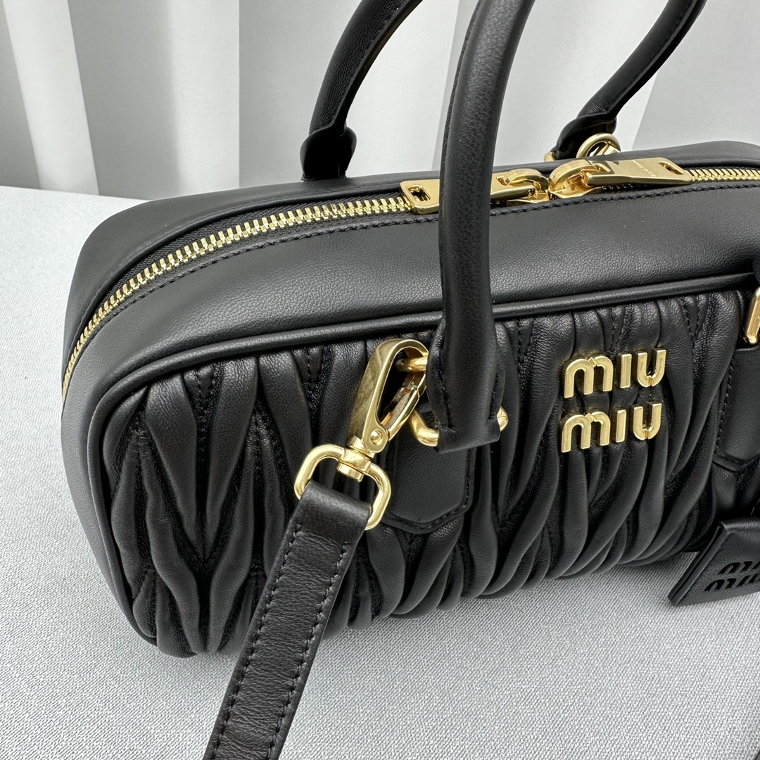 MIU MIU-Arcadia Matelass é soft sheepskin handbag