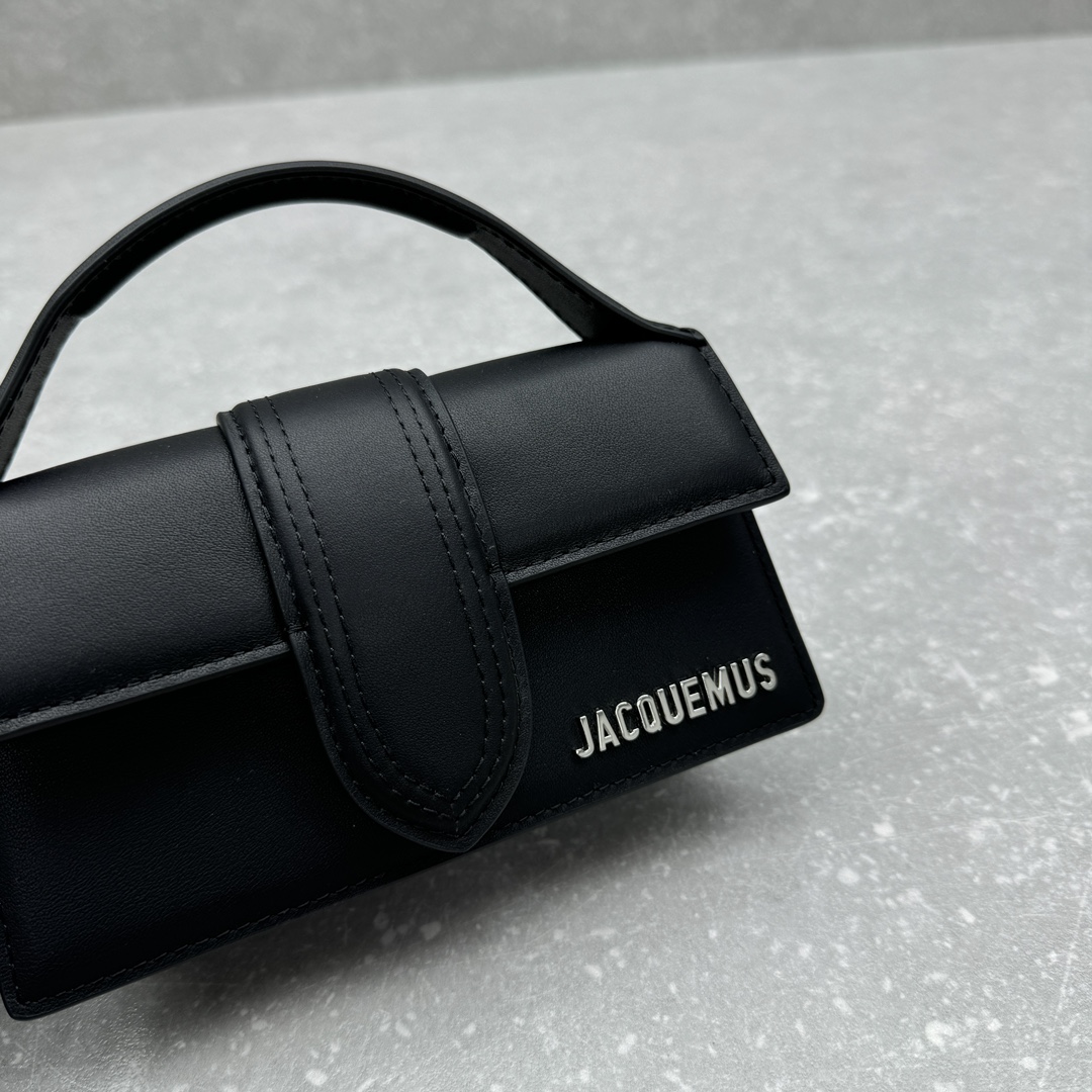 Jacquemus -Bamnino new black silver small crossbody bag