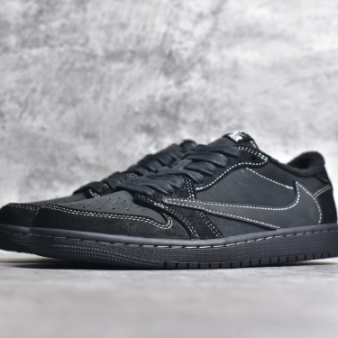 Air Jordan-Black Warrior Hook Low Top Shoes