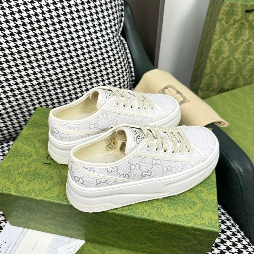 GUCCI-Classic Presbyopia Cloth Thick Soled Shoes