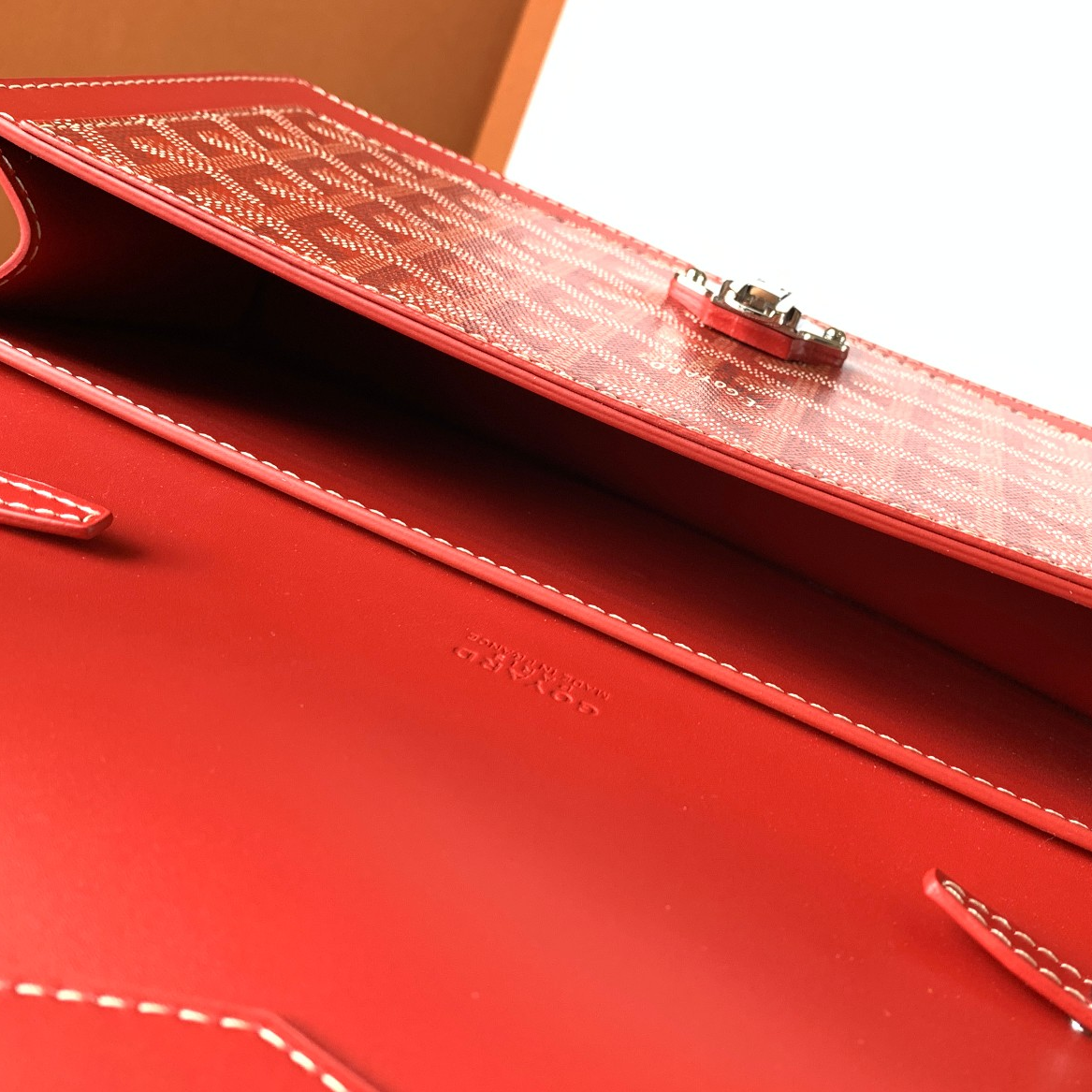 GOYARD - Duchess Marie-Caroline Canvas and Calfskin Shoulder and Crossbody Bag