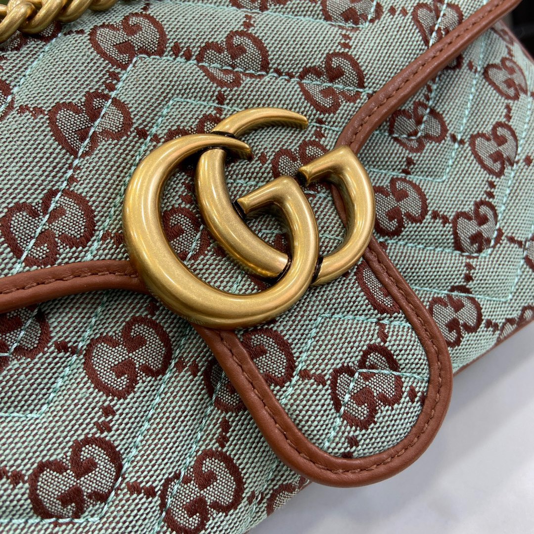GUCCI-Marmont Series Cowboy Small Shoulder Backpack