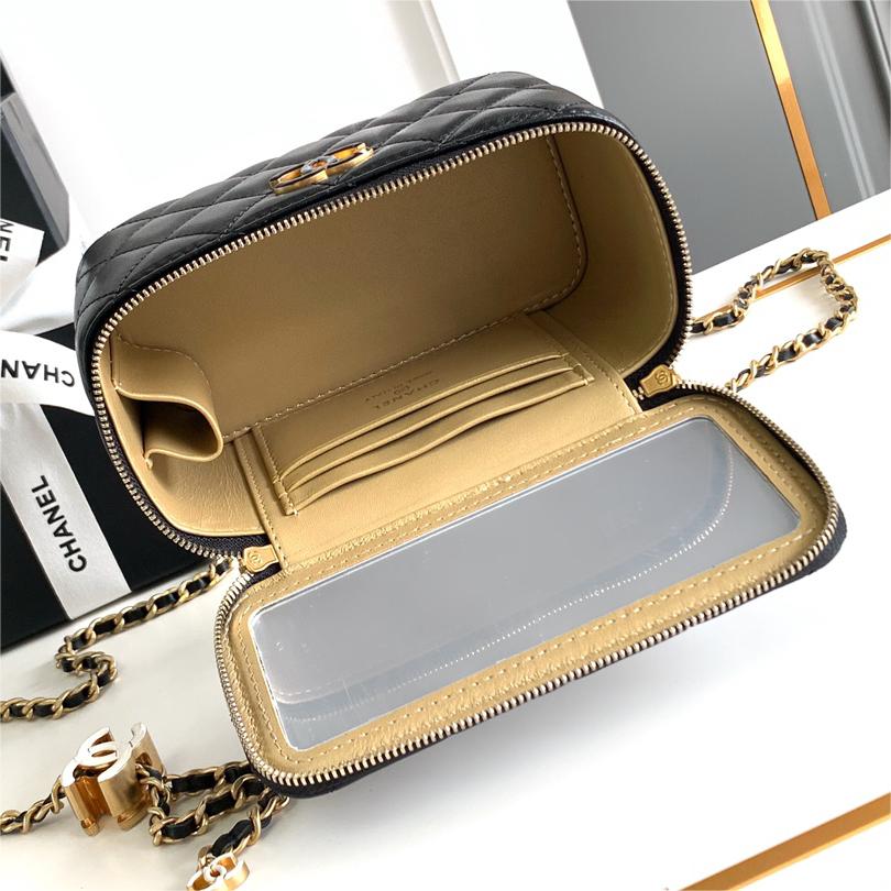 Chanel-Enamel Buckle Box Bag