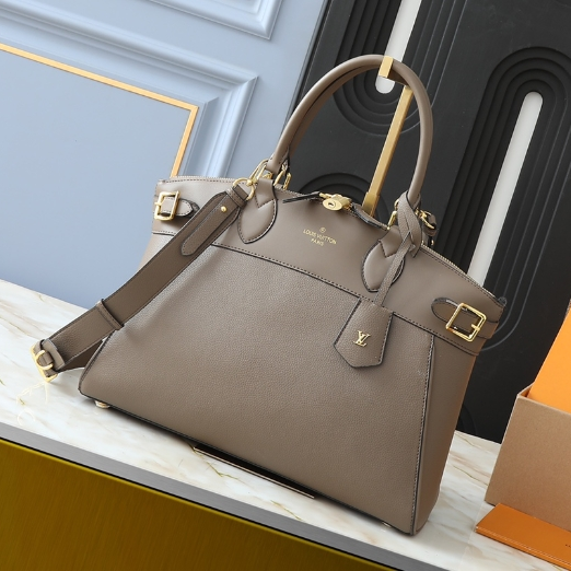 LV-One Shoulder Cowhide Tote Bag