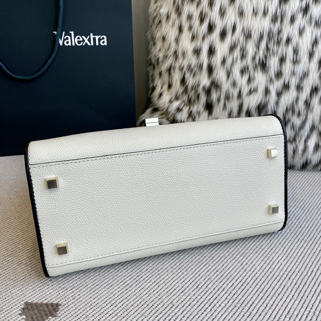 Valextra-Medium Iside Chiaroscuro Top Handle Bag