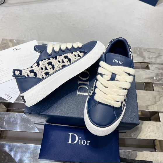 Dior-Casual Flat Bottomed Board Shoes