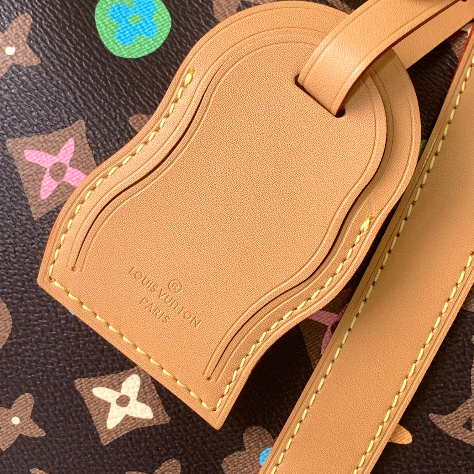 LV -Keepall 50 BROWN Leather Travel Bag